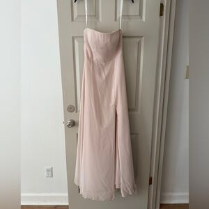 Azazie Wren Strapless Rose Petal Dress - $30